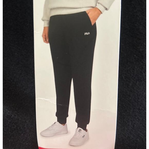 FILA Womens Black Sweat  Pants  Medium - Picture 1 of 4